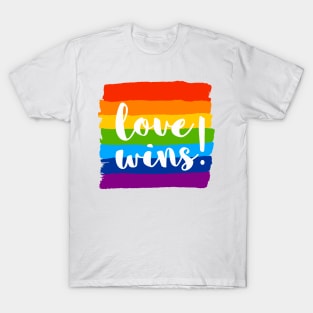 Love Wins #pride T-Shirt